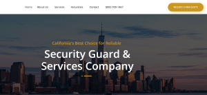 Trusted Security Guard Services Palmdale